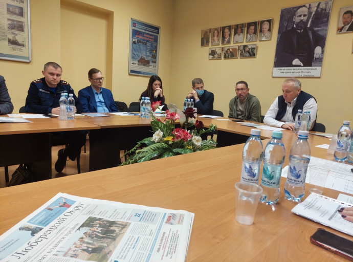 Новую газету представили членам Союза промышленников и предпринимателей в Люберцах