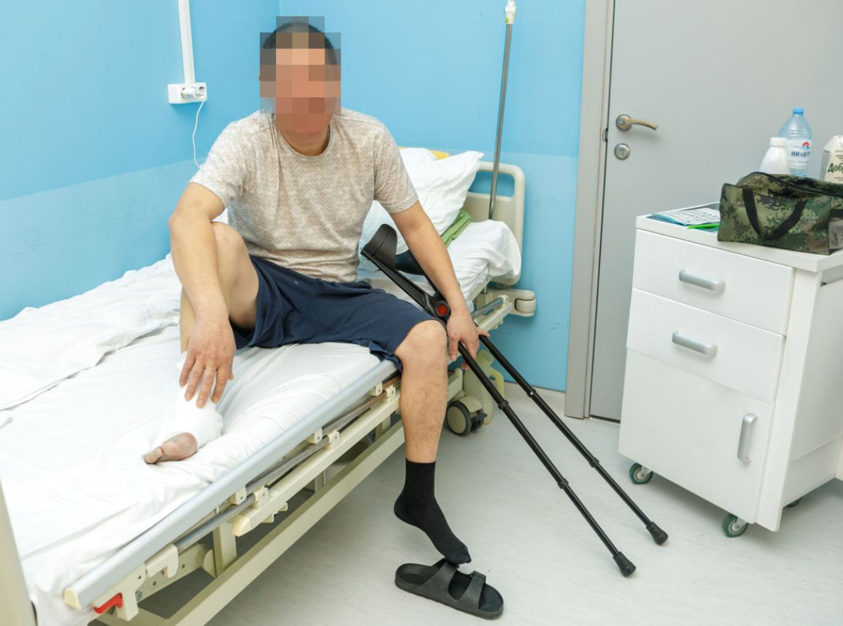 Люберецкие врачи восстанавливают ногу участнику СВО