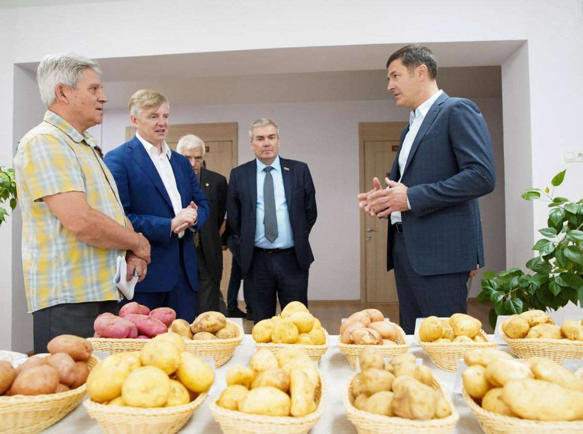 Глава посетил люберецкий центр картофелеводства