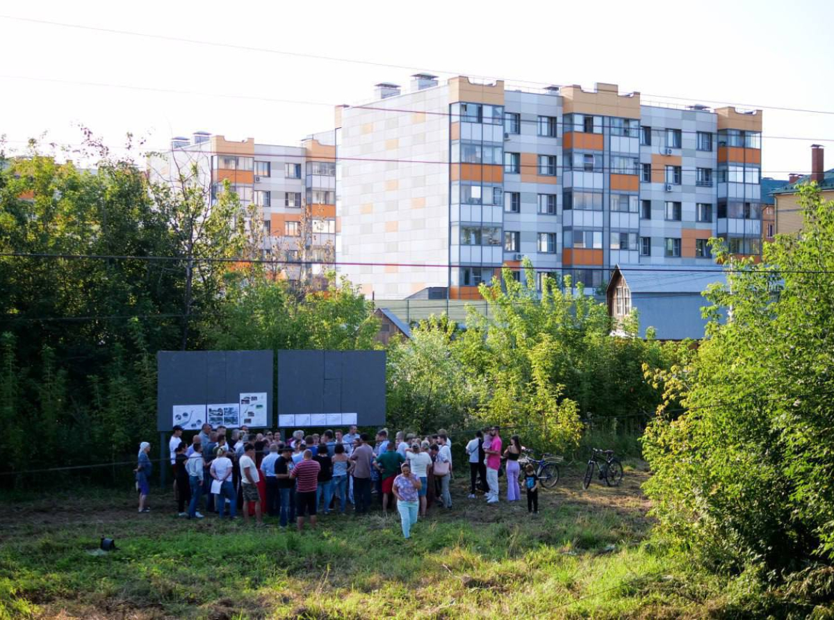 Проект благоустройства парка в деревне Марусино обсудили с местными жителями