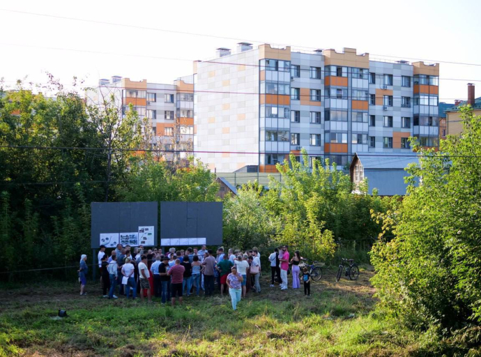 Проект благоустройства парка в деревне Марусино обсудили с местными жителями