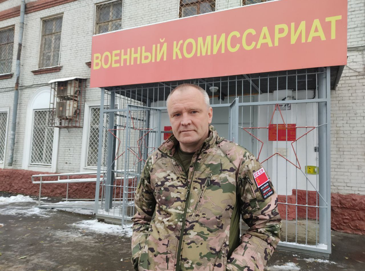 Люберецкий депутат Сергей Черкашин отправился добровольцем в зону СВО