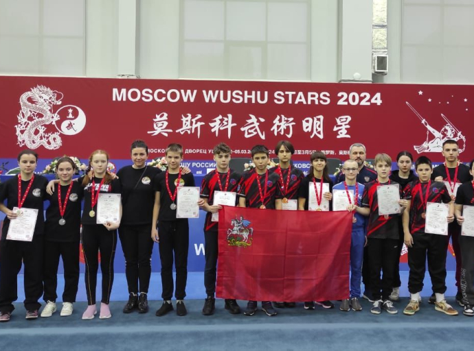 Пять медалей привезли люберецкие спортсмены с турнира по ушу из Москвы