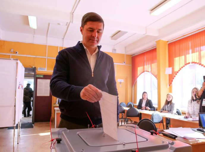 Глава Люберец отдал свой голос на выборах Президента России