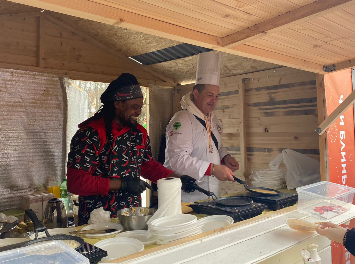 Масленичные гулянья прошли в Центральном парке Люберец
