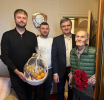 Ветерана Алексея Сучкова с 99-летием поздравили люберецкие депутаты