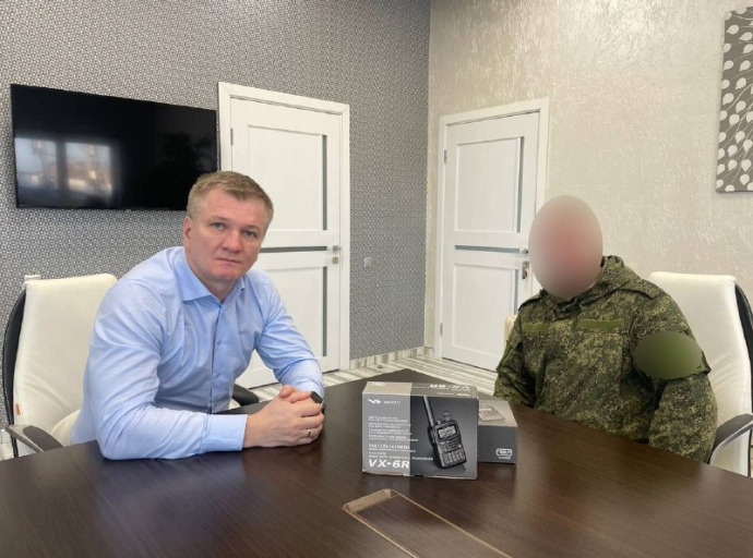 В Люберцах передали рации военнослужащим в зону СВО