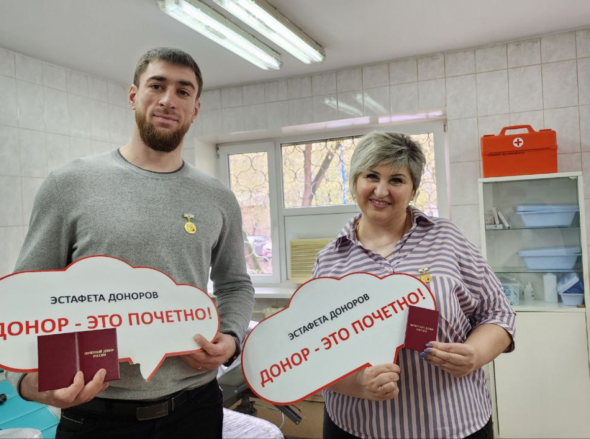 Жители Люберец Галина Сискова и Владислав Дроздов стали Почетными донорами России