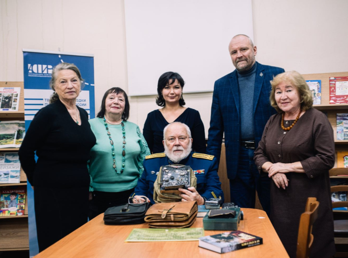 Встреча с автором исторических исследований Николаем Черкашиным прошла в люберецкой «Бригантине»