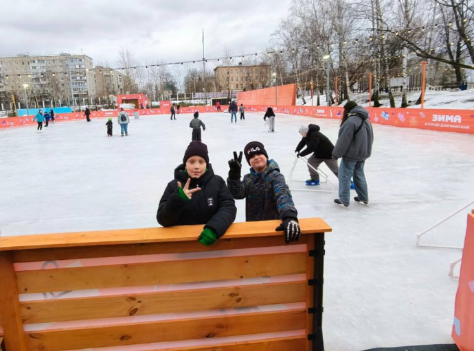 Новый каток открыт в Дзержинском Люберецкого округа