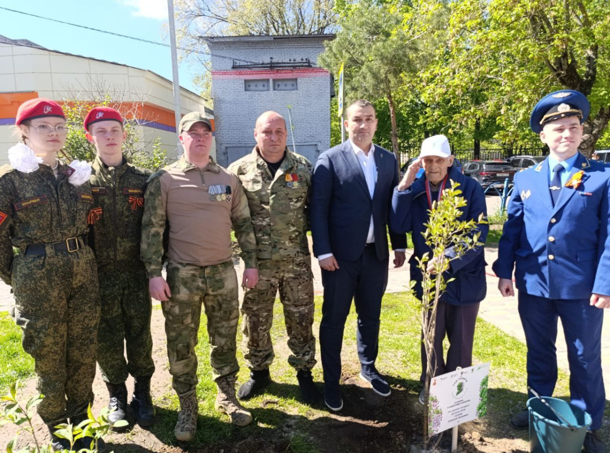 Сто кустов сирени – цветка Победы – высадили в Краскове городского округа Люберцы
