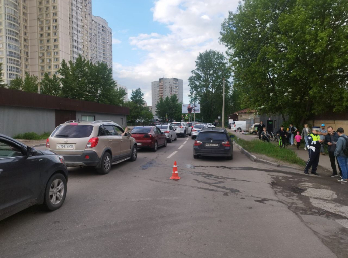 Наезд на несовершеннолетнего велосипедиста совершён на Инициативной в Люберцах