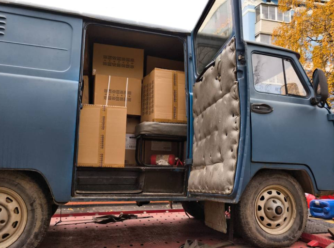 Автомобиль УАЗ и четыре кроссовых мотоциклов отправили в зону СВО из Люберец