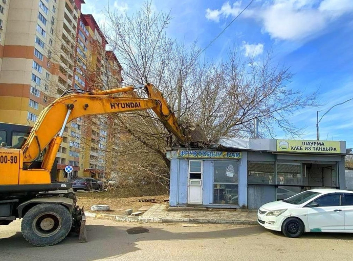 Около двухсот незаконных торговых объектов демонтировали в Люберцах