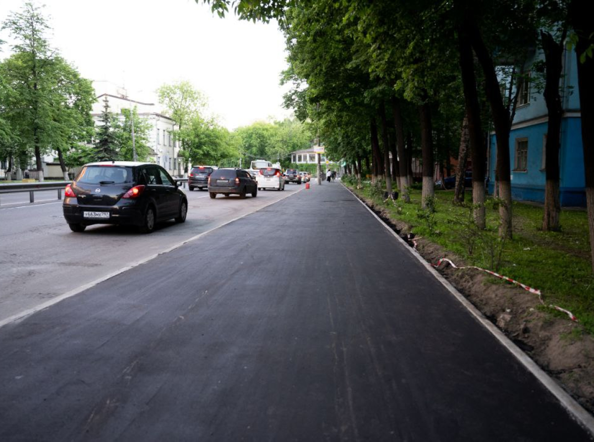 Более 20 тротуаров построили в Люберцах с начала года