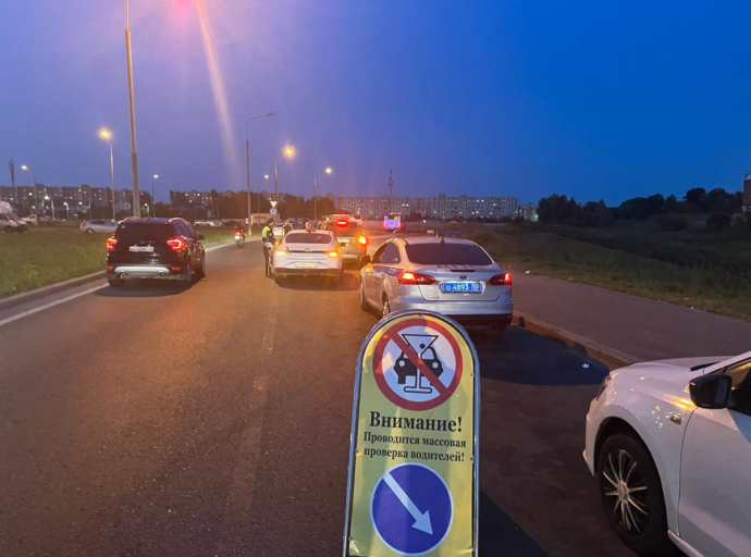 Из 96 проверенных в Люберцах водителей, не оказалось ни одного нетрезвого