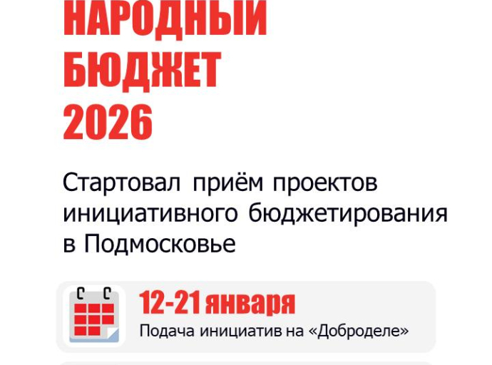 Прием проектов на инициативное бюджетирование стартовал в Люберцах