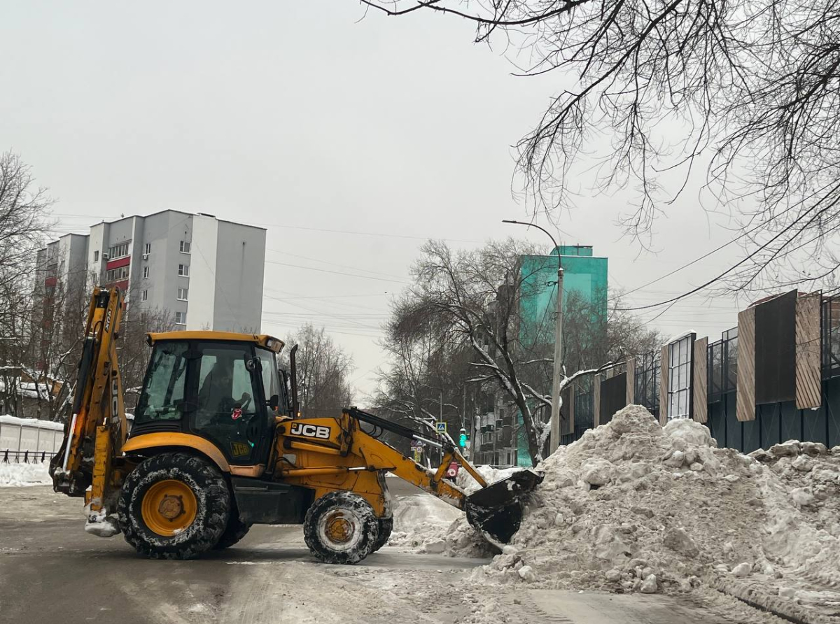 Более 50 тысяч кубометров снега вывезено с дорог Люберец с начала 2026 года