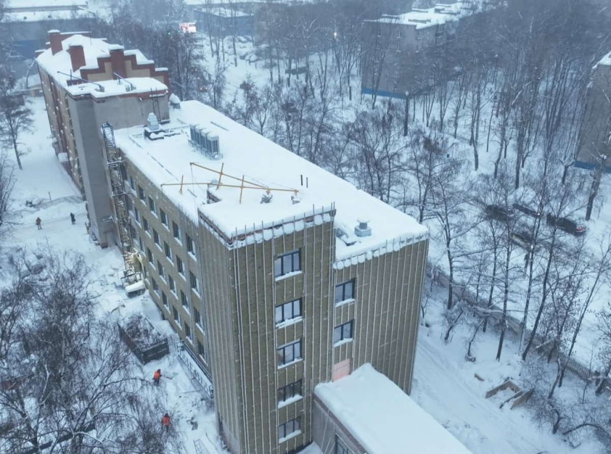 Внутренняя отделка терапевтического корпуса началась в Ухтомской больнице Люберец