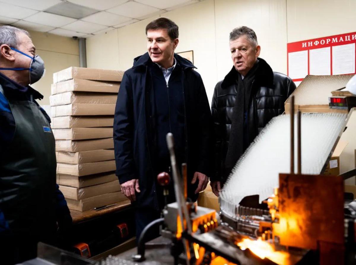  Глава Люберец Владимир Волков: выпуск уникальной продукции наладили в Дзержинском