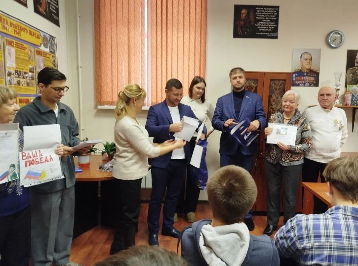 Ветеран афганской войны выступил перед молодежью Люберецкого округа