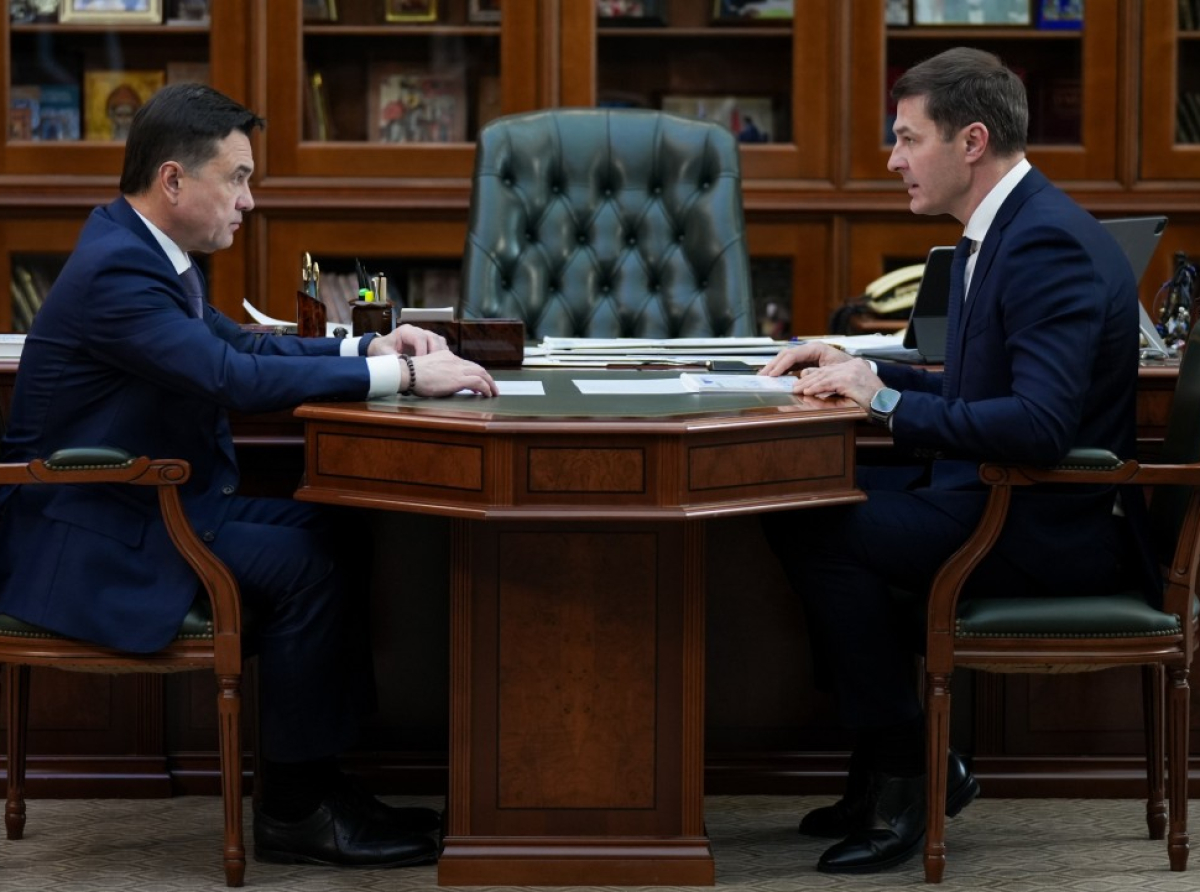 Андрей Воробьев провел рабочую встречу с главой Люберец Владимиром Волковым