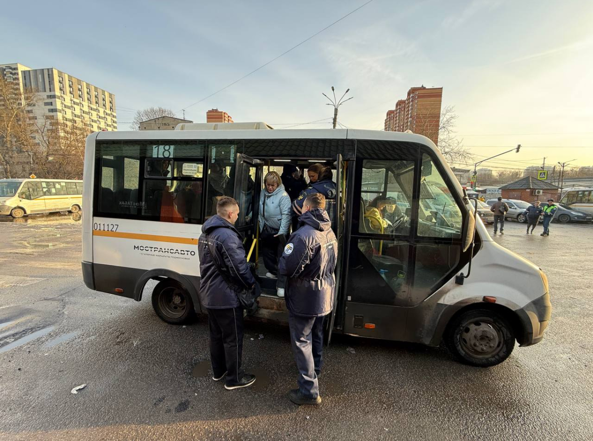 14 нарушителей выявлено в ходе рейда общественного транспорта в Люберцах