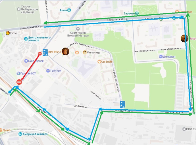 Схема движения транспорта на Проектируемом проезде №4037 Люберец изменится с 31 марта