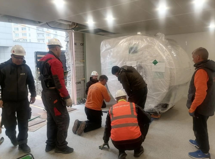Новый МРТ-аппарат установлен в люберецкой поликлинике
