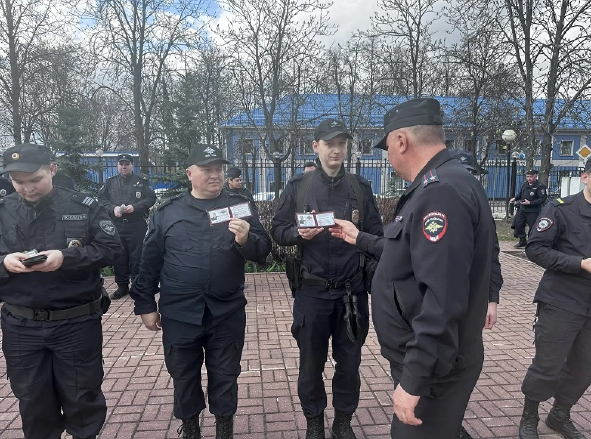 Строевой смотр проведён в  МУ МВД России «Люберецкое» 