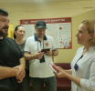 Еще три человека получили звание почётного донора России в Люберцах