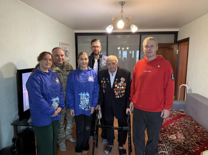 Ветерана ВОВ из городского округа Люберцы поздравили с 99-летием