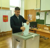 Председатель Совета депутатов округа Пётр Ульянов проголосовал в Люберцах