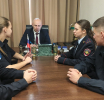 Встреча с выпускниками Московского университета МВД России им. В.Я. Кикотя состоялась в люберецком полиции