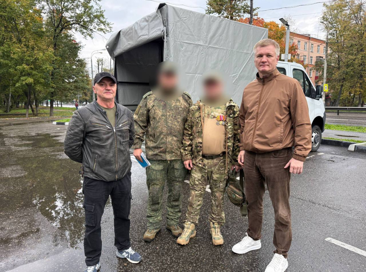 Отправили на передовую питбайк и передали волонтерам в Люберцах